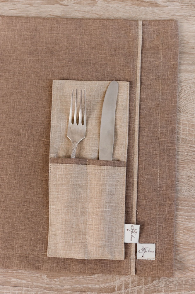 Чохол для приборів Прованс Кориця Мокко 10x24 см