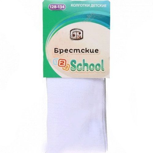 Колготки детские Брестские 64-68,19-20 3280 р.128-134 белый 