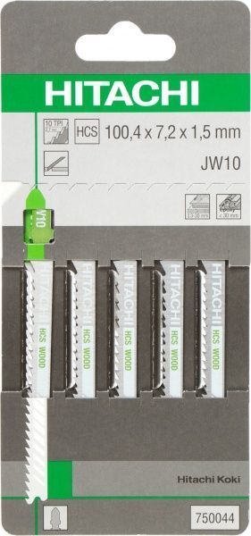 Пилка для електролобзика Hitachi JW10 5 шт.