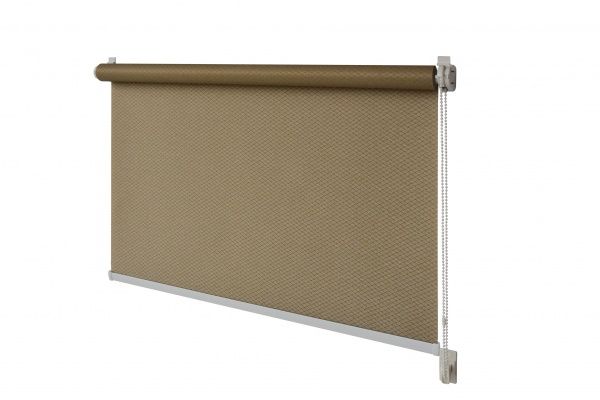 Ролета міні Gardinia Ріббед 38x170 см коричнева 