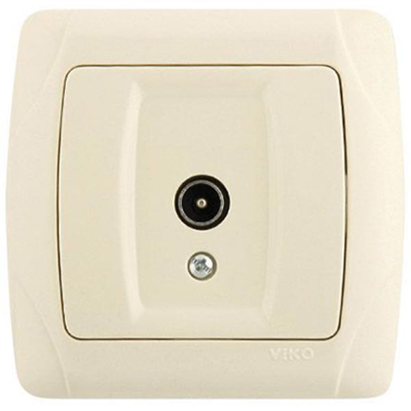 Розетка Viko Carmen 25.08.0085 кремова