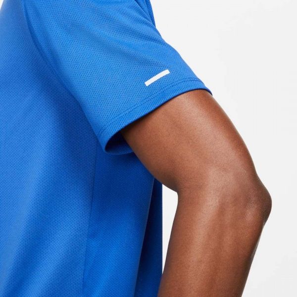 Футболка Nike M NK DF MILER TOP SS WR GX DA1181-480 р.L блакитний