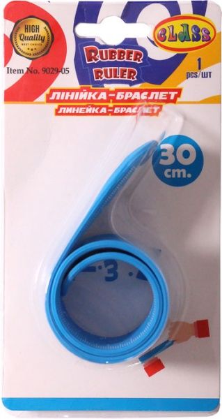 Линейка-браслет 30 см 9029-05 голубая CLASS
