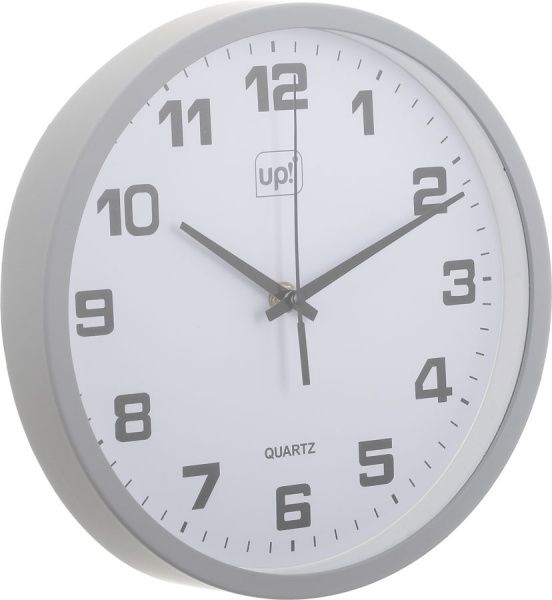 Часы настенные серые 25 см UP! (Underprice)