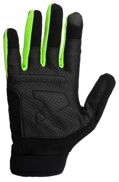 Перчатки для кроссфита PowerPlay Hit_L_Black р. L черно-салатовый 