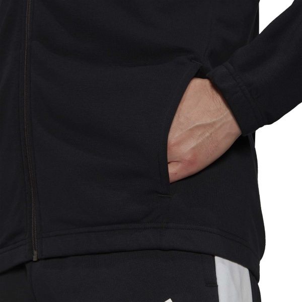 Спортивний костюм Adidas M COTTON TS GM3826 р. S чорно-білий