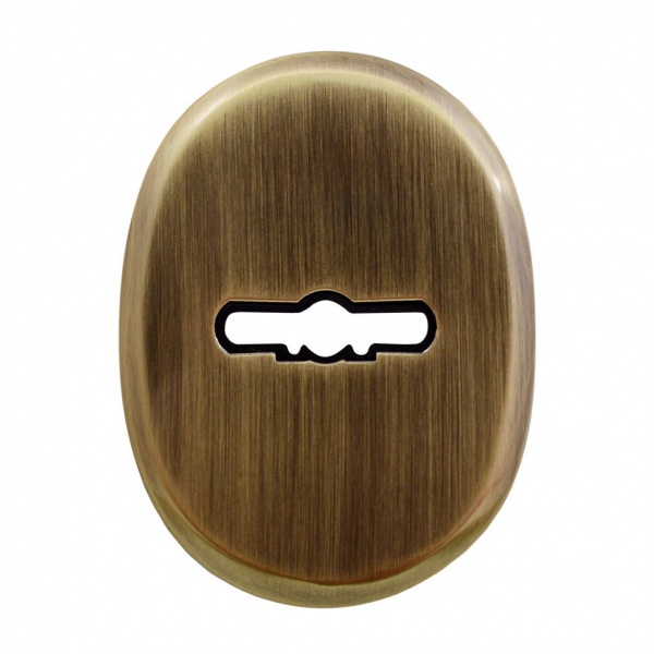 Броненакладка Azzi Fausto кругла під сувальдний ключ латунь