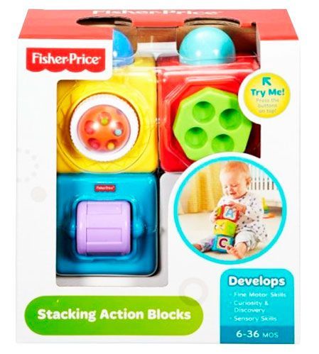 Кубики Fisher Price Яркие DHW15