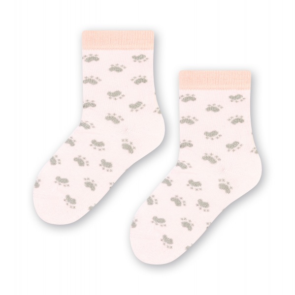 Шкарпетки дитячі для дівчаток Steven 138263 р. 23-25 рожевий 