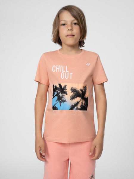 Футболка 4F 4FJSS23TTSHM288-64S р.122 оранжевый