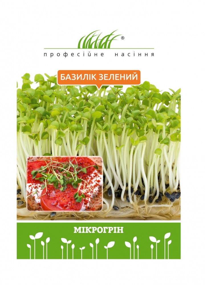 Насіння Професійне насіння базилік базиліку зеленого 10 г (4820176697806)