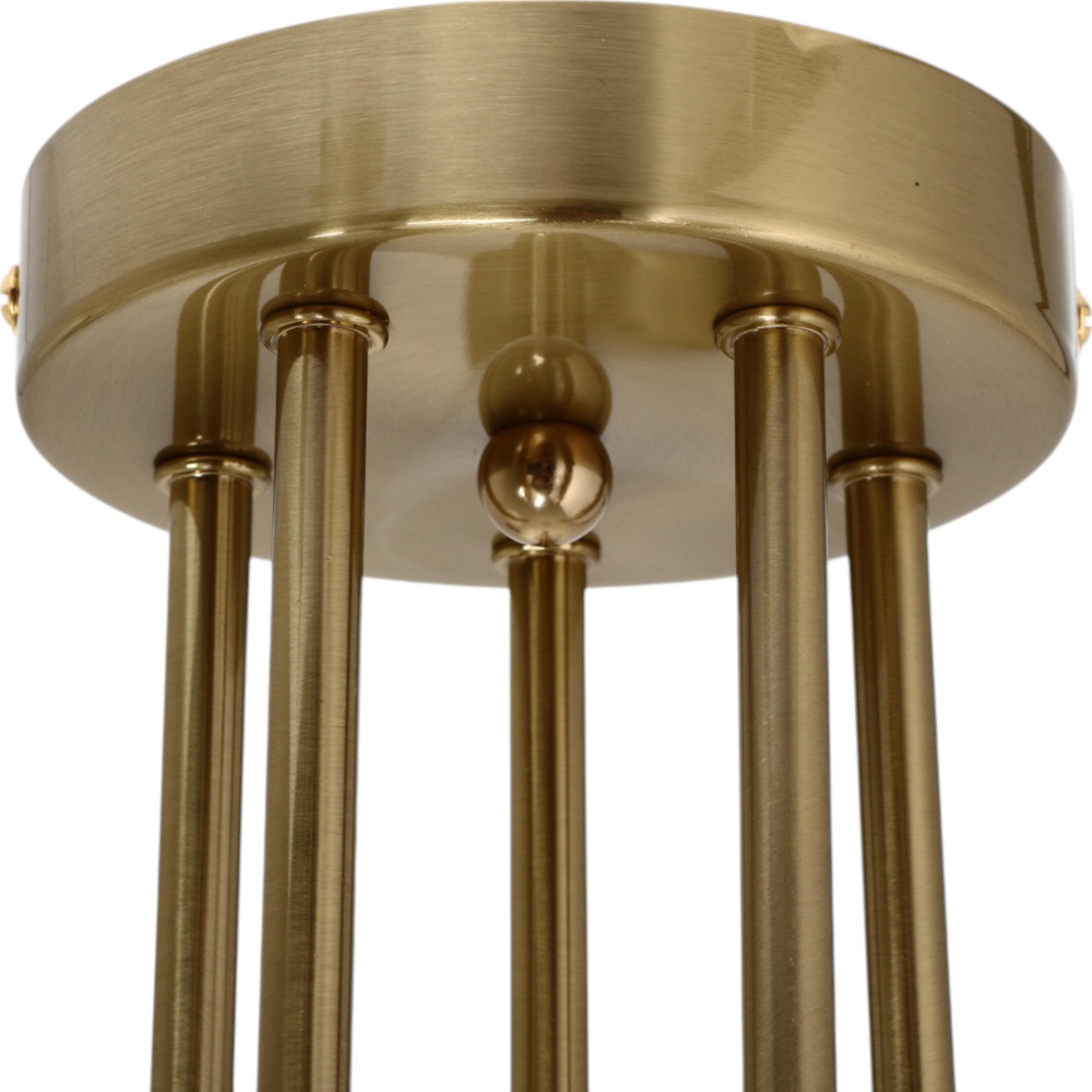 Люстра Sensio Gavr 5x40 Вт E27 бело-золотистый LS-07304/5WG-E2740W