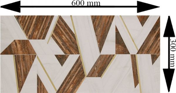 Плитка Cersanit Луіза інсерто 30x60 