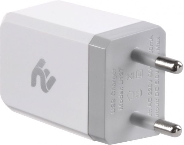 Сетевое зарядное устройство 2E USB:DC5V/2.1A +кабель MicroUSB 2.4A, white 