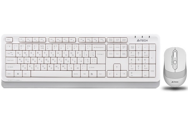 Комплект клавіатура та миша A4Tech FG1010 (White) 