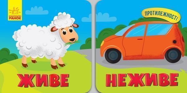 Книга-развивайка Анна Булгакова «Живе Неживе» 978-617-09-5502-9