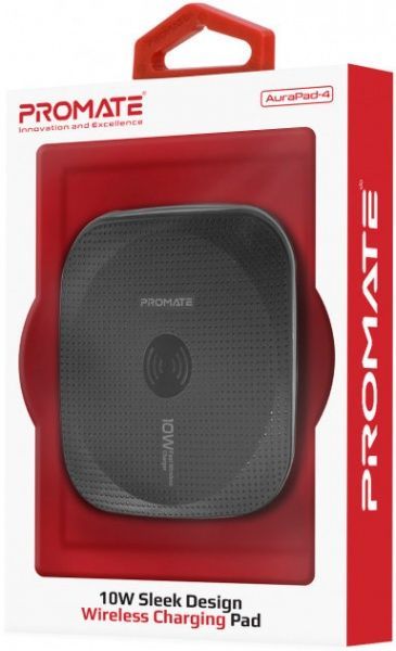 Беспроводное зарядное устройство Promate AuraPad-4 10 Вт Black