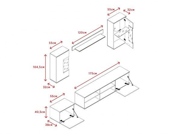 Стенка Frontal II Accord белый 