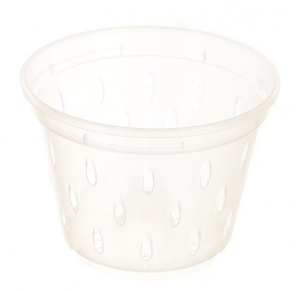 Горщик для орхідей Алеана Ніка 13х15,5см фігурний 1 л біла перлина 