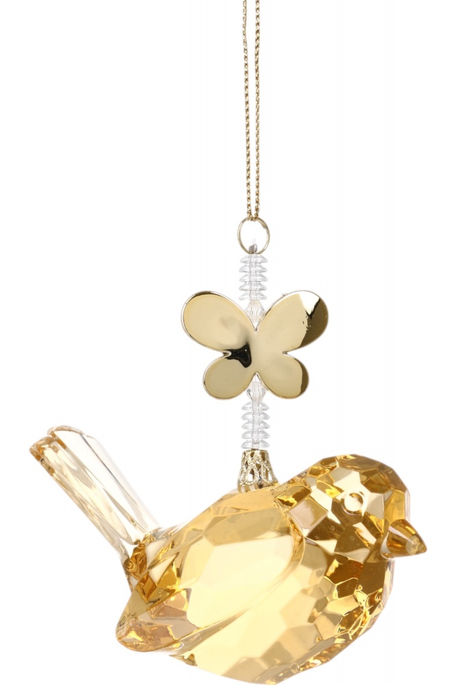 Підвіска декорована птаха 9 см в асортименті P2206138,39