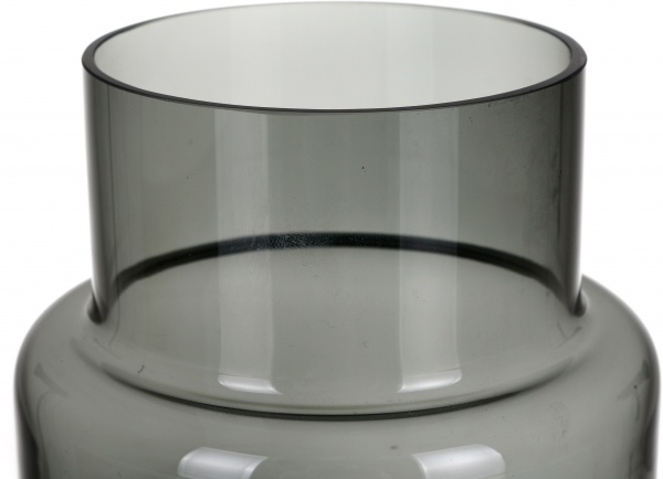 Ваза стеклянная Wrzesniak Glassworks Колба 12х15 см 15-4119 15 см серый 