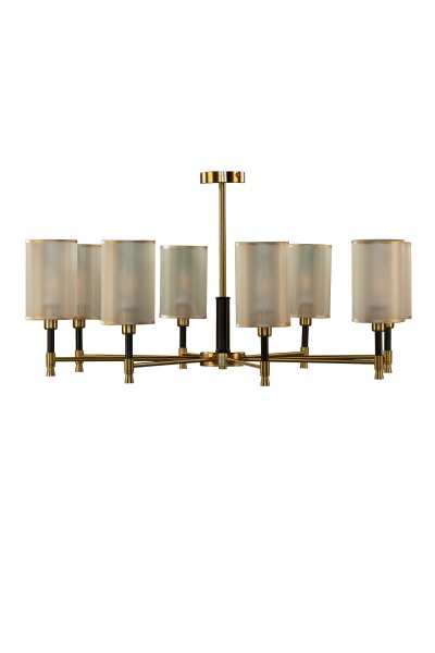 Люстра подвесная Right Selection 8x40 Вт E14 RS-473-8-COPPER-BK 