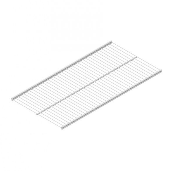 Полиця до гардеробної системи Element System 600х300х12 мм срібний