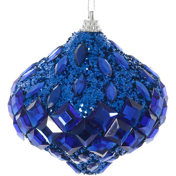 Іграшка новорічна Королівський камінь SDB29480DB 80 мм