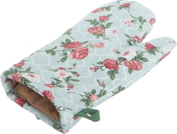 Прихватка-варежка Маленькие розы 16x33 см разноцветный La Nuit 