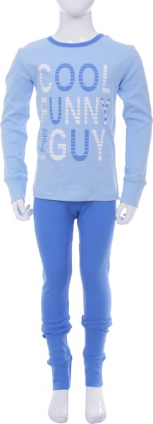 Пижама детская для мальчиков Україна 263-1005 р.122 голубой/синий 