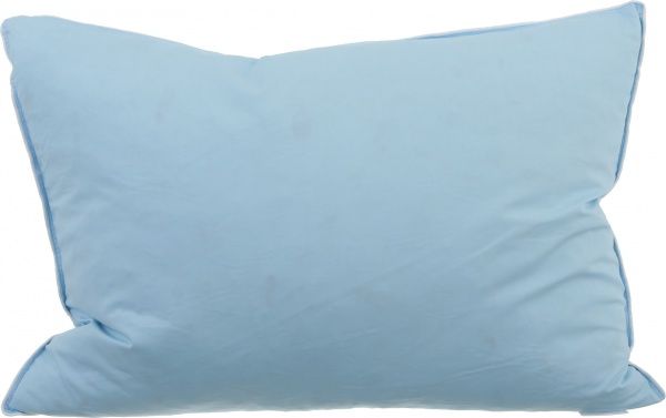 Подушка блакитна з кантом 50х70 см 5% пух Home Line