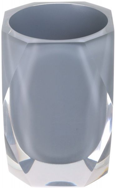 Стакан для зубных щеток Luna diamond серый 310 мл
