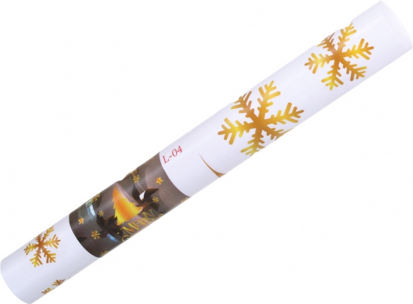 Наклейка декоративна золотиста плівка 40x32 см