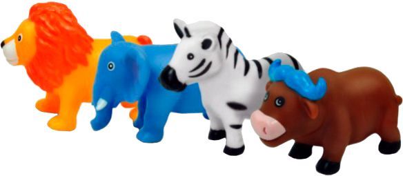 Набір для ванни Bebelino Зоопарк 4 шт. 58004