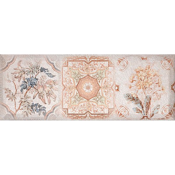 Декор Інтеркерама Europe Д127 021-3 150x400 мм бежевий