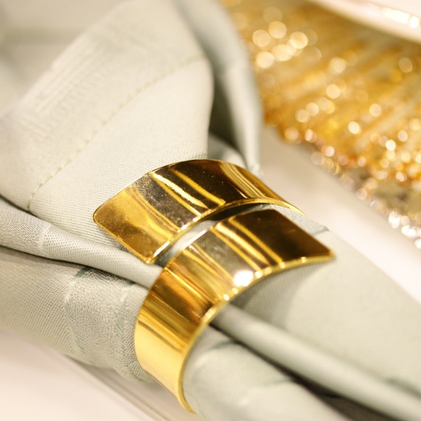 Набор колец для салфеток Golden Ring 15,2х11,8х5 см 6 шт