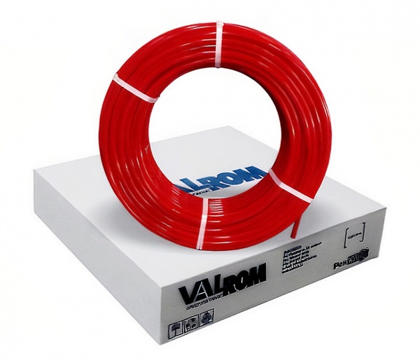 Труба зі зшитого поліетилену ValRom PexKIT D16x2,0 мм ЧЕРВОНА з антидифузійним захистом