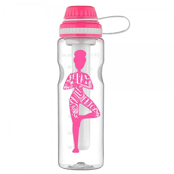 Пляшка для води Ege 750 мл GT-G-912068 рожева Gusto