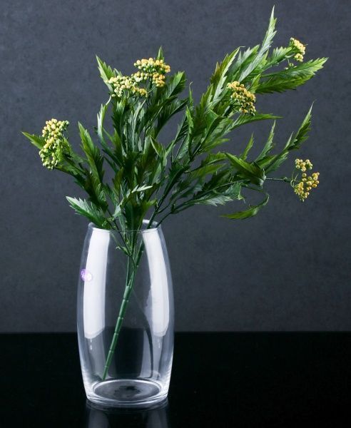 Ваза стеклянная прозрачная 31-108-056 Viola