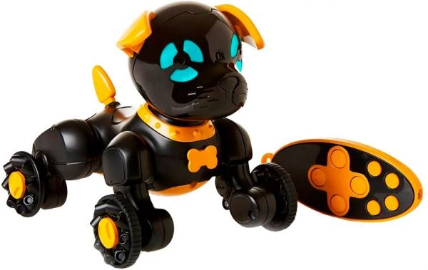 Игрушка интерактивная Wow Wee маленький щенок Чип черный