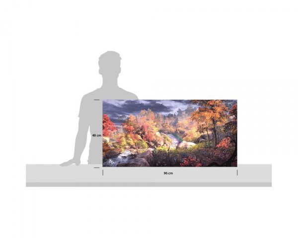 Репродукція Класика. Осінній пейзаж 96x48 см 