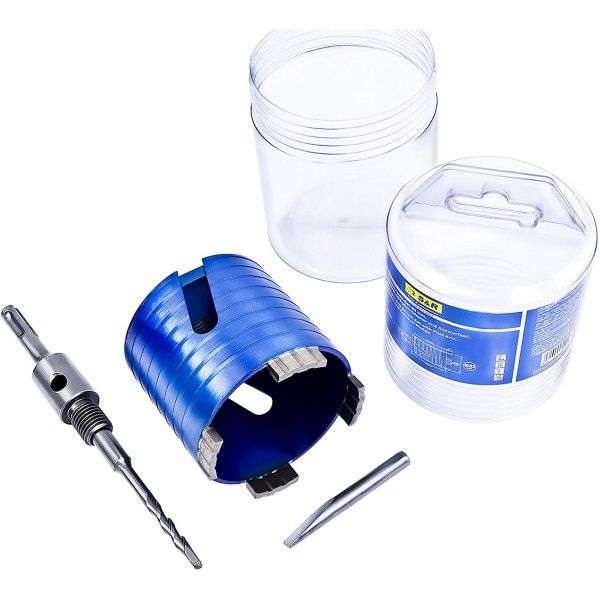 Коронка алмазная S&R 68 мм по железобетону, бетону, кирпичу 254001068