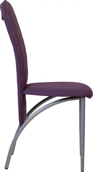 Стілець обідній Nowy Styl ALICE ALU (BOX-4) (CH) GD-59 фіолетовий/алюміній