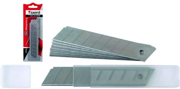 Лезвия сменные Axent 18 мм 10 шт. 6802-A 