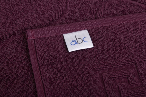 Килимок для ніг 011 Plum 60x85 см сливовий ABC 