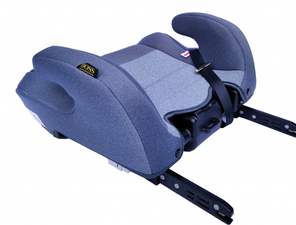 Автокресло-бустер BABY CAR SEAT HB608 темно-серый grey