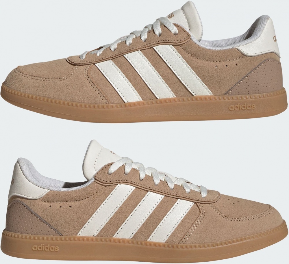 Кросівки жіночі Adidas BREAKNET SLEEK WARSAN/CWHITE/GUM3 IH1370 р.41 1/3 бежеві