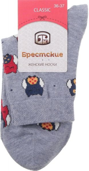 Шкарпетки Conte 1102 Classic 165 р. 23 сірий меланж 