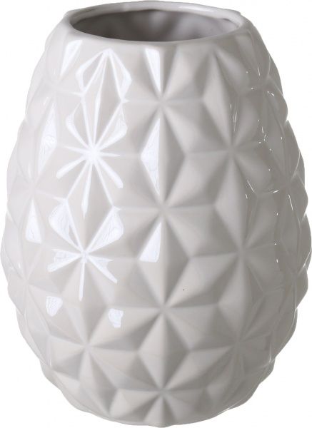 Ваза Fest 15,5х15,5х19,7 см белая Dehua