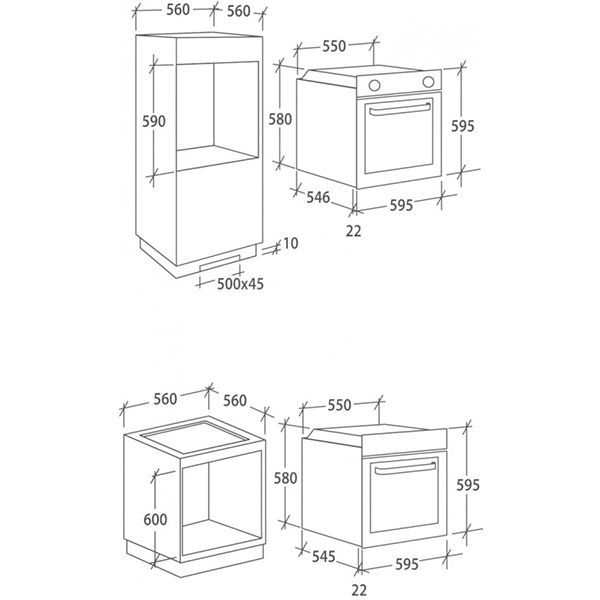 Духова шафа Candy FCP52X